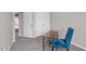 Bedroom featuring a desk, chair, and closet; presenting a functional workspace at 878 John St, Clayton, NC 27520