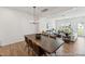 Open living room featuring hardwood floors and ample natural light at 92 Horseshoe Pl # 9, Angier, NC 27501