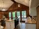 Bright kitchen features butcher block countertops, stainless appliances, and ample natural light at 102 Pebble Ct, Chapel Hill, NC 27516