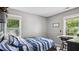Cozy bedroom with two windows, an ideal space for rest and productivity at 106 Nations Cove, Louisburg, NC 27549