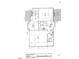 Blueprint of the home's floor plan showcasing the layout of the living spaces, garage, and laundry room at 1104 Barrow Nook Ct, Apex, NC 27502