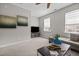 Comfortable living space with plush seating, neutral tones and natural light at 111 Chapel Run Way, Chapel Hill, NC 27517