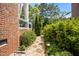 Brick walkway with manicured landscaping and plantings at 12140 Pawleys Mill Cir, Raleigh, NC 27614