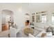 Well-lit living area features white decor, multiple windows, and great views at 131 Lavinia Ln, Chapel Hill, NC 27516