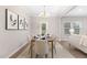 Charming dining room with a stylish table set for six at 133 Explorer Dr # 258, Morrisville, NC 27560