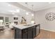 Bright, open kitchen with island open to the living room at 133 Explorer Dr # 258, Morrisville, NC 27560