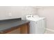 Convenient laundry area with washer, dryer, and countertop space for folding at 133 Explorer Dr # 258, Morrisville, NC 27560