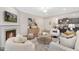 Open-concept living room flows into a modern kitchen, perfect for entertaining guests at 133 Explorer Dr # 258, Morrisville, NC 27560