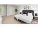 Comfortable main bedroom with a plush bed, neutral colors, and ample closet space at 133 Explorer Dr # 258, Morrisville, NC 27560