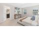 Spacious main bedroom with en-suite bathroom access and ample natural light at 133 Explorer Dr # 258, Morrisville, NC 27560