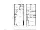 Combined floorplans show living room, kitchen, bedrooms, baths, and outdoor patio space across two floors at 142 Philips Sq, Chapel Hill, NC 27516