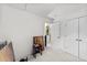 Unfurnished bedroom featuring a double door closet with an adjoining room at 1725 E Honey Springs Ave, Fuquay Varina, NC 27526