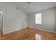 Bedroom featuring vaulted ceiling, and beautiful hardwood floors at 203 Kronos Lane, Cary, NC 27513
