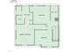 Second floorplan showcasing two bedrooms, two full baths, walk-in closet, and the primary bedroom at 203 Kronos Lane, Cary, NC 27513