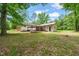 Expansive backyard featuring a covered patio area, ideal for outdoor entertaining and relaxation at 211 Cool Spring Rd, Durham, NC 27713