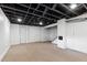 Finished basement featuring exposed ceiling and closet at 2202 St Marys St, Raleigh, NC 27608