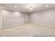 Spacious bonus room with neutral carpet, recessed lighting, and ample natural light at 222 Explorer Dr # 271, Morrisville, NC 27560