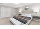 Spacious main bedroom with neutral walls, large windows, and ample closet space at 222 Explorer Dr # 271, Morrisville, NC 27560