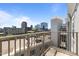 Enjoy breathtaking cityscape views from the comfort of your private balcony in this modern building at 222 Glenwood Ave # 714, Raleigh, NC 27603
