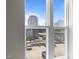 City view from a window with parking at 222 Glenwood Ave # 714, Raleigh, NC 27603