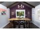 Bright dining area with stylish lighting and comfortable seating at 2805 Fayetteville St, Durham, NC 27707