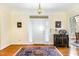 Inviting foyer with hardwood floors, and elegant details at 3 Bent Oak Ct, Durham, NC 27705