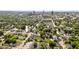 An aerial view shows the property nestled in a tree-lined neighborhood with easy access to the downtown area at 309 S Haywood St St, Raleigh, NC 27601