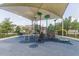 Well-equipped playground with a sunshade and a soft, cushioned surface at 401 Dyersville Dr, Morrisville, NC 27560