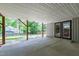 This covered patio provides a shaded outdoor space for relaxing and entertaining in almost any weather at 4906 Lakemont Dr, Raleigh, NC 27609