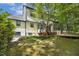 A well-maintained backyard with a spacious deck, offering an ideal space for relaxation and outdoor gatherings at 5704 Cholderton Ct, Raleigh, NC 27604