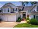 Charming two-story home with attached garage, manicured lawn and inviting entrance at 9 Lake Village Dr, Durham, NC 27713