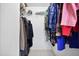 Spacious walk-in closet with ample shelving and hanging space for organization at 102 Legacy Ln, Durham, NC 27713