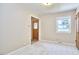 Cozy bedroom with neutral walls and carpet, offering a peaceful retreat at 1105 Horseshoe Rd, Durham, NC 27703