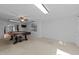 Large game room with ceiling fan, recessed lighting, and view to an adjacent room at 11425 Horsemans Trl, Raleigh, NC 27613