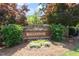 Stone sign reading 'Ballentine' surrounded by manicured landscaping at 1662 Beechaven Rd, Fuquay Varina, NC 27526