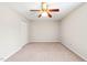 Neutral bedroom with ceiling fan and a closet at 2309 Hoot Owl Ct, Raleigh, NC 27603