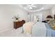 Bedroom features soft decor and is connected to primary bathroom at 3619 Lion Ridge Ct, Raleigh, NC 27612