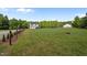 Large grassy backyard with privacy fence and plenty of space at 412 Carr Store Rd, Cedar Grove, NC 27231