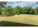 Expansive backyard featuring a well-maintained lawn and a wooden fence perimeter at 50 Viajar Way, Smithfield, NC 27577
