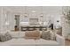 Open-concept kitchen with granite countertops and a large island at 5308 Montclair Dr, Raleigh, NC 27609