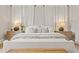 Stately main bedroom featuring elegant decor, hardwood floors and natural light at 5308 Montclair Dr, Raleigh, NC 27609