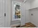 Neutral laundry room featuring a window and washer/dryer hookups at 620 Richardson Rd, Zebulon, NC 27597