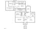 Detailed floor plan showcasing layout of bedrooms, living spaces, and outdoor areas at 6925 Valley Lake Dr, Raleigh, NC 27612