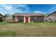 Spacious backyard featuring a deck, grass, and privacy at 713 Marlboro Pl, Rocky Mount, NC 27801