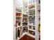 Walk-in pantry with custom shelving and storage space at 740 Blackfriars Loop, Cary, NC 27519