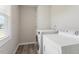 Laundry room features a new washer and dryer at 852 Cokesbury Park Lane Ln, Fuquay Varina, NC 27526