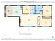 Detailed floor plan of unit A layout including dimensions of all rooms at 112 S Joyland St, Durham, NC 27703