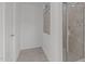 A bathroom with a tiled shower and a glass door at 127 Bowerbank Ln, Apex, NC 27539