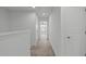 Hallway with carpet floor at 127 Bowerbank Ln, Apex, NC 27539