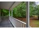 View from the porch of the trees at 129 Clark Ct, Youngsville, NC 27596